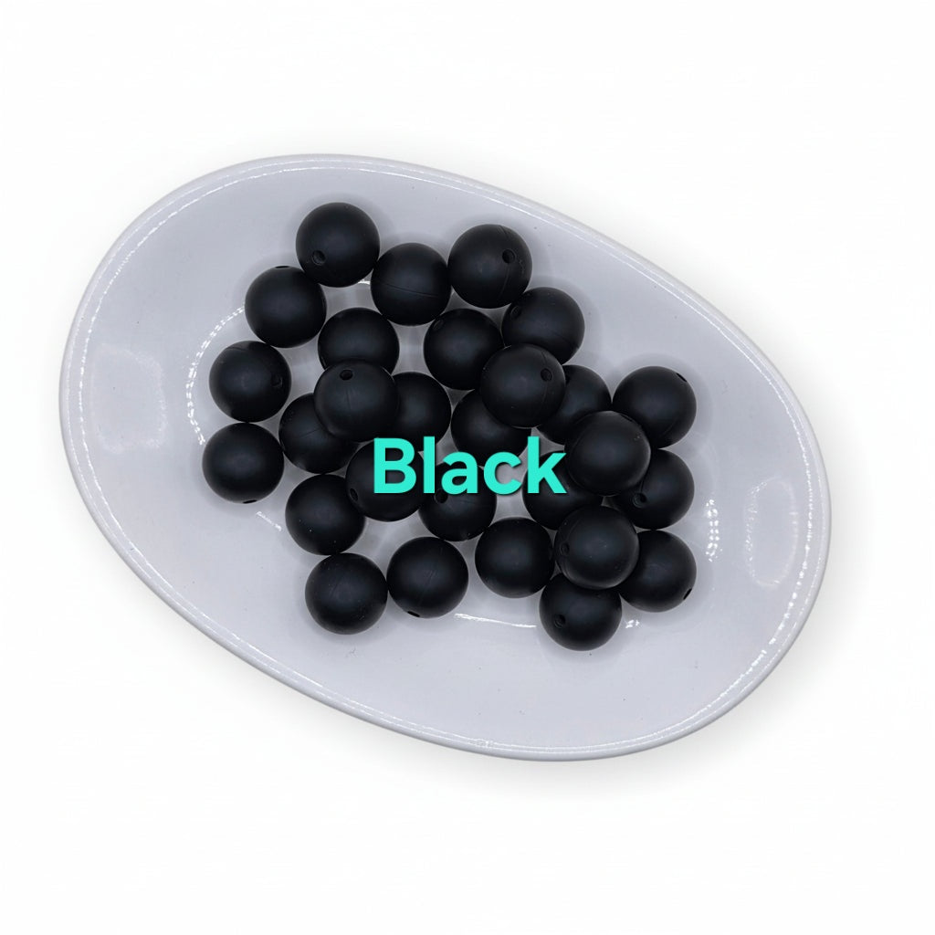 15mm Silicone Beads