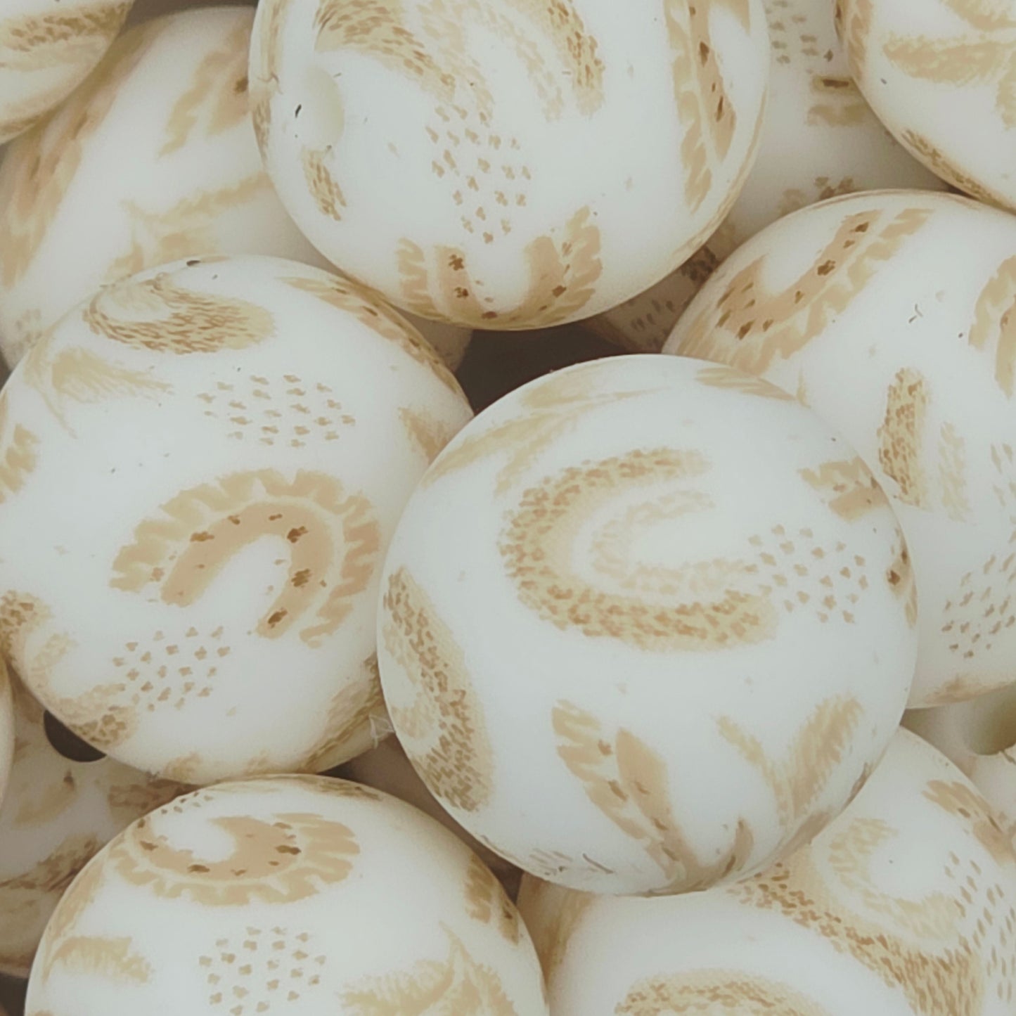 Boho Vibes Printed Bead