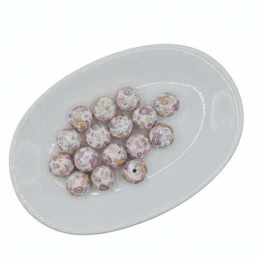 Labubu Printed Bead