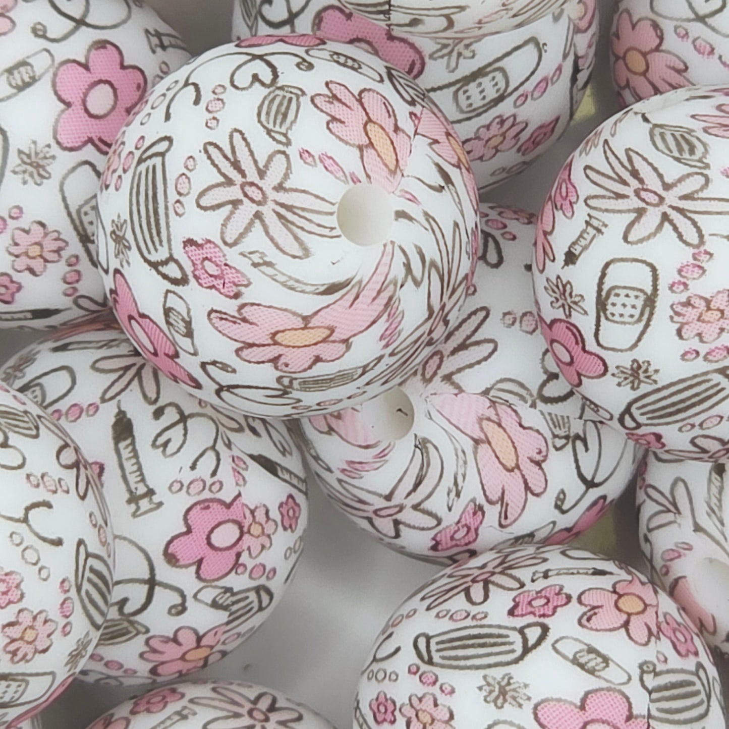 Nurses & Florals Print