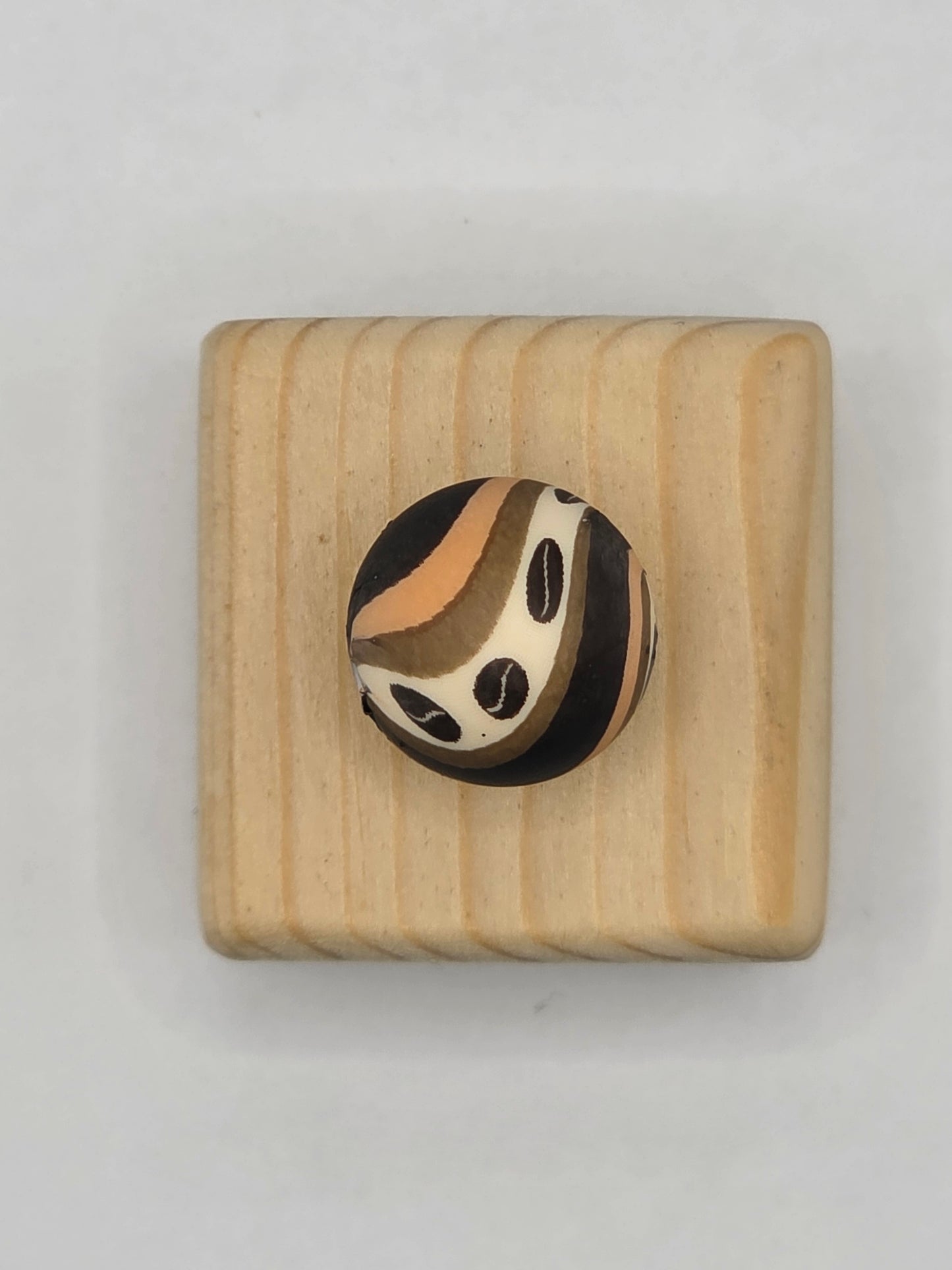 Coffee Bean Dream Printed Bead