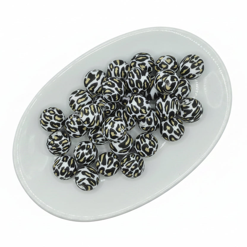 Snow Leopard Beads