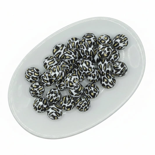 Snow Leopard Beads