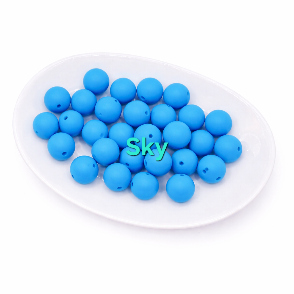 12mm Silicone Beads