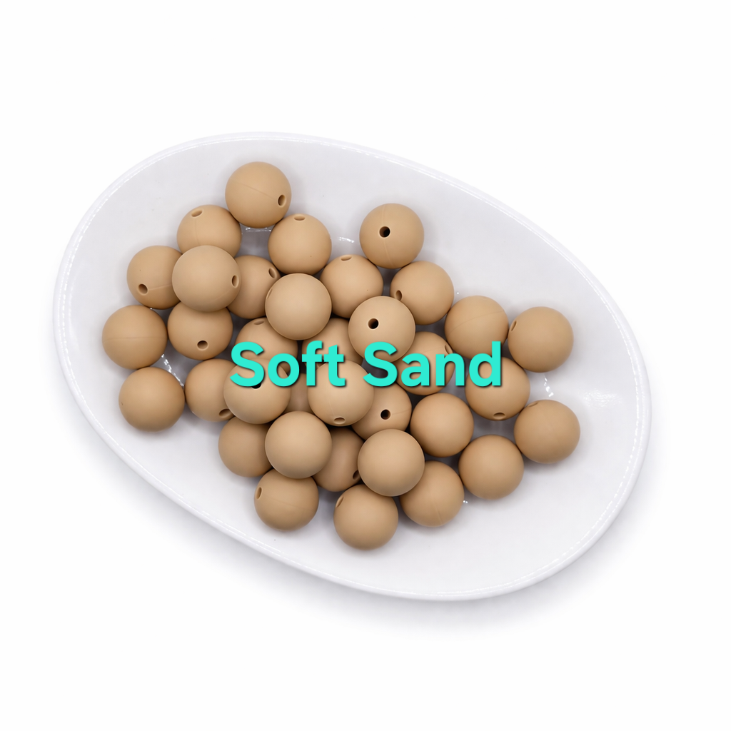 15mm Silicone Beads