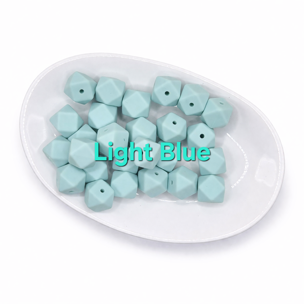 14mm Hexagon Beads
