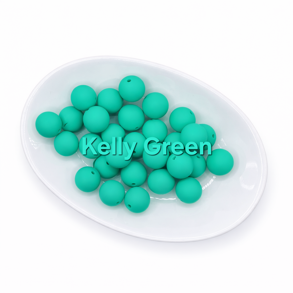 15mm Silicone Beads