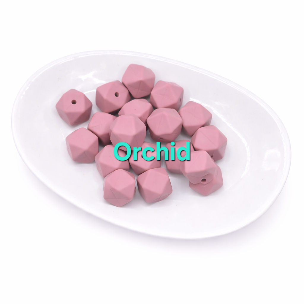 14mm Hexagon Beads