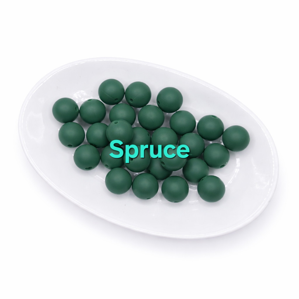 15mm Silicone Beads