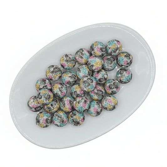 Wildflower Meadow Printed Bead
