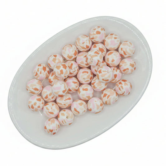 Boho Moo Printed Bead