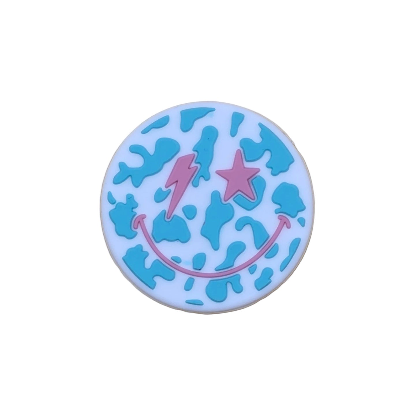 Cow Print Smiley Focal