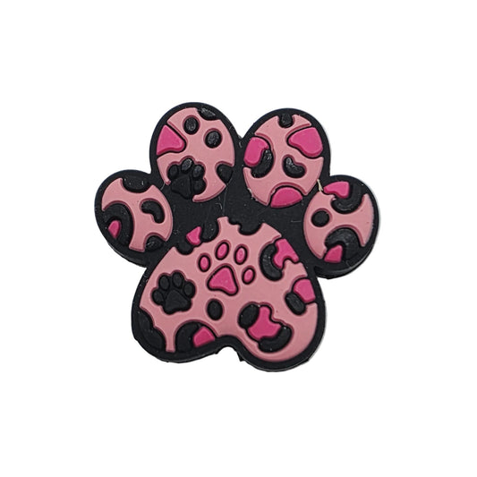 Pink Leopard Paw Focal