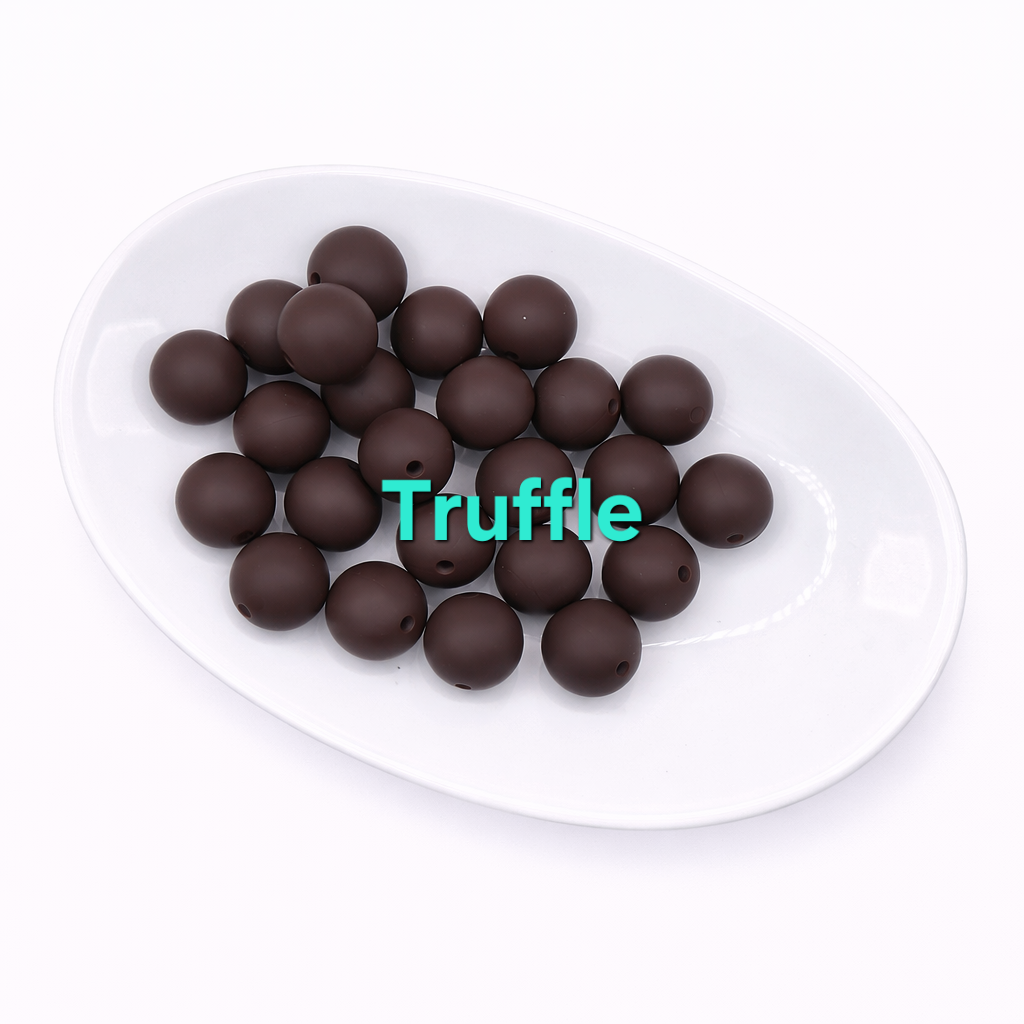 15mm Silicone Beads