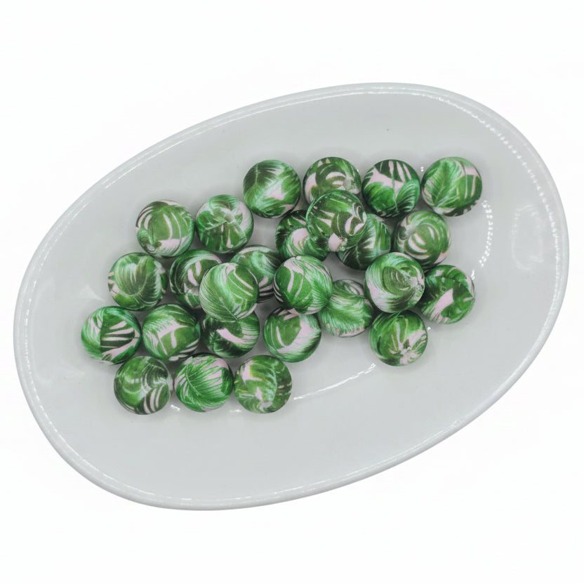 Tropical Printed Bead