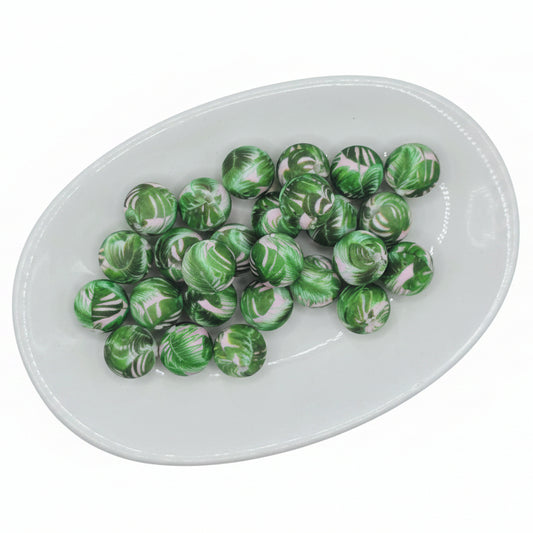 Tropical Printed Bead