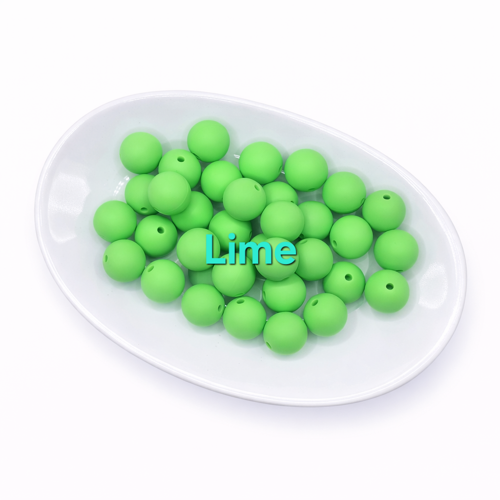 12mm Silicone Beads