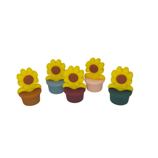 3D Potted Flower Focal