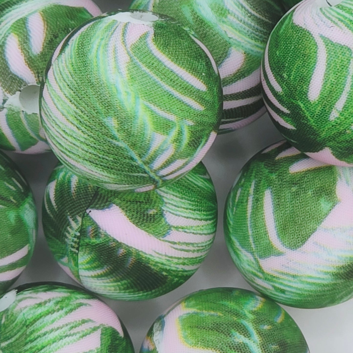 Tropical Printed Bead