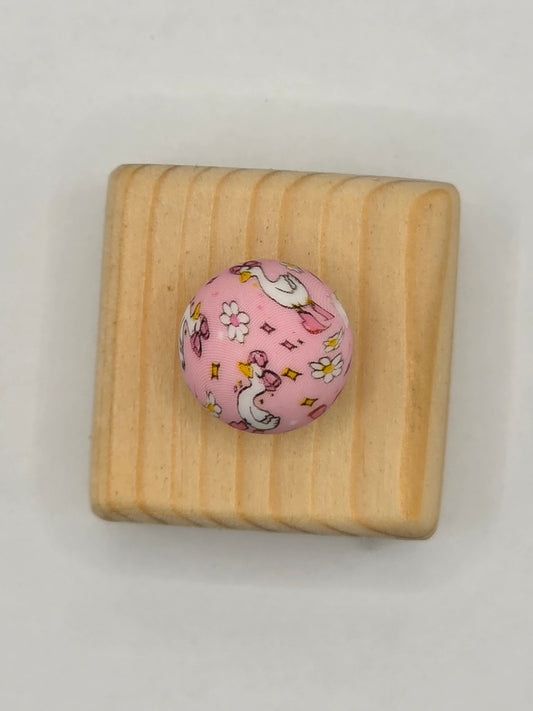 Mother Goose Printed Bead