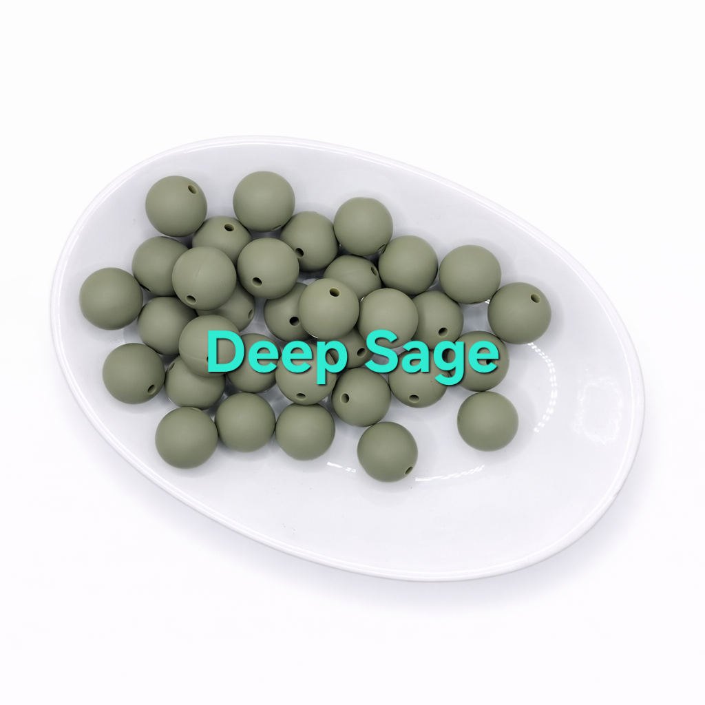 12mm Silicone Beads