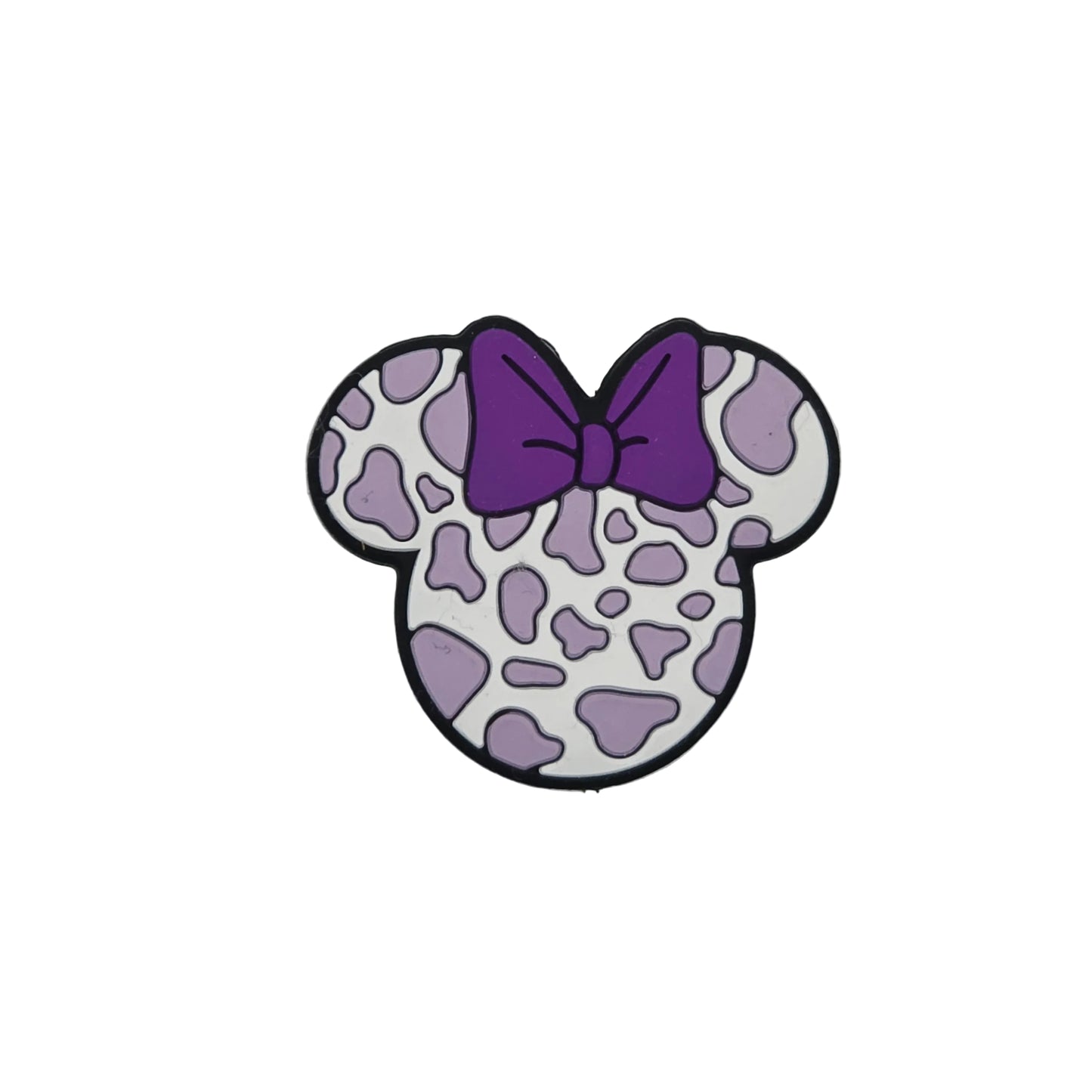 Girly Cow Print Mouse Ears Focal
