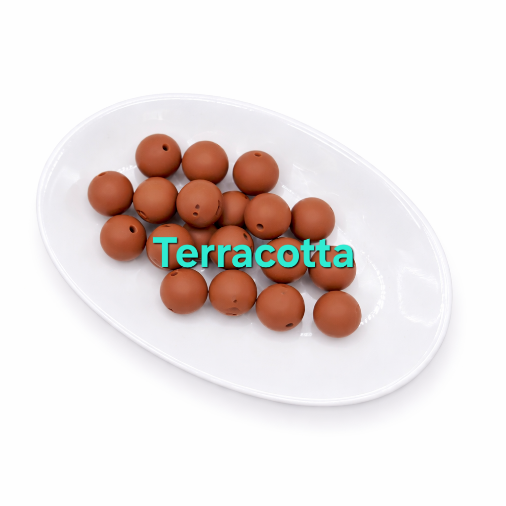 15mm Silicone Beads