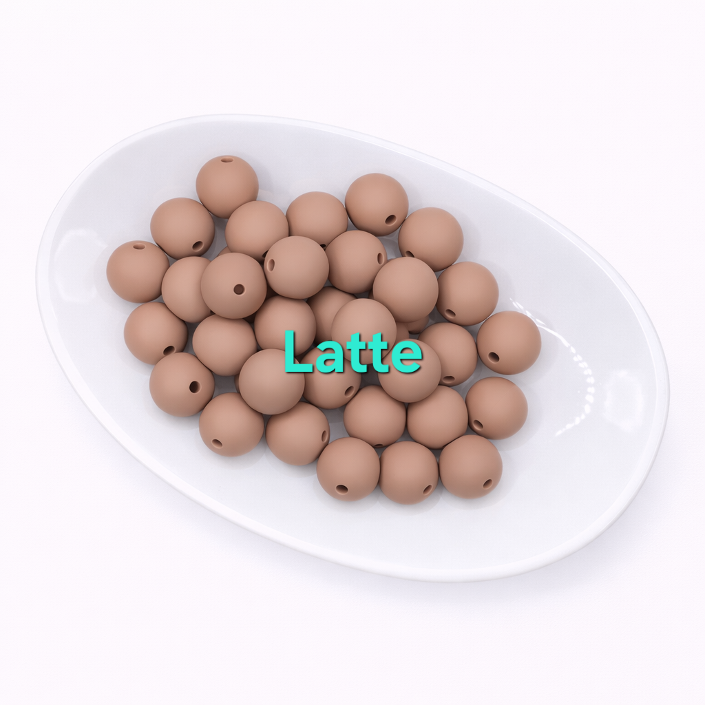 15mm Silicone Beads