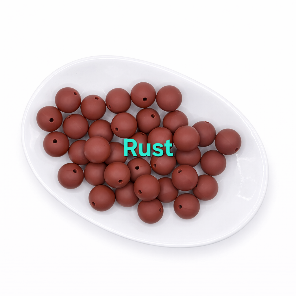 12mm Silicone Beads