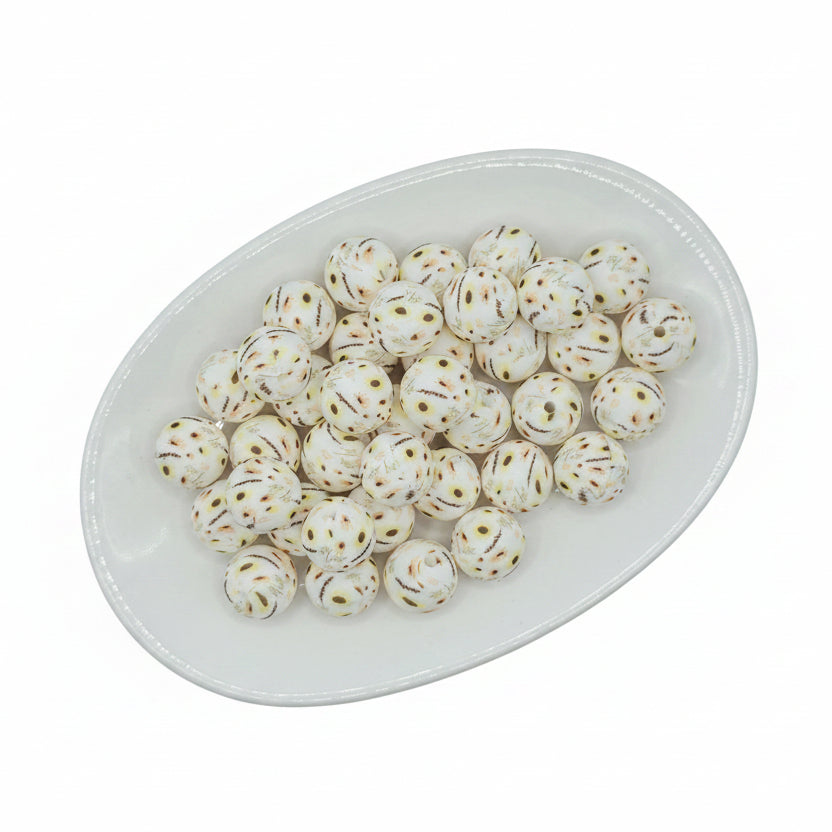 Daisy Dreams Printed Bead