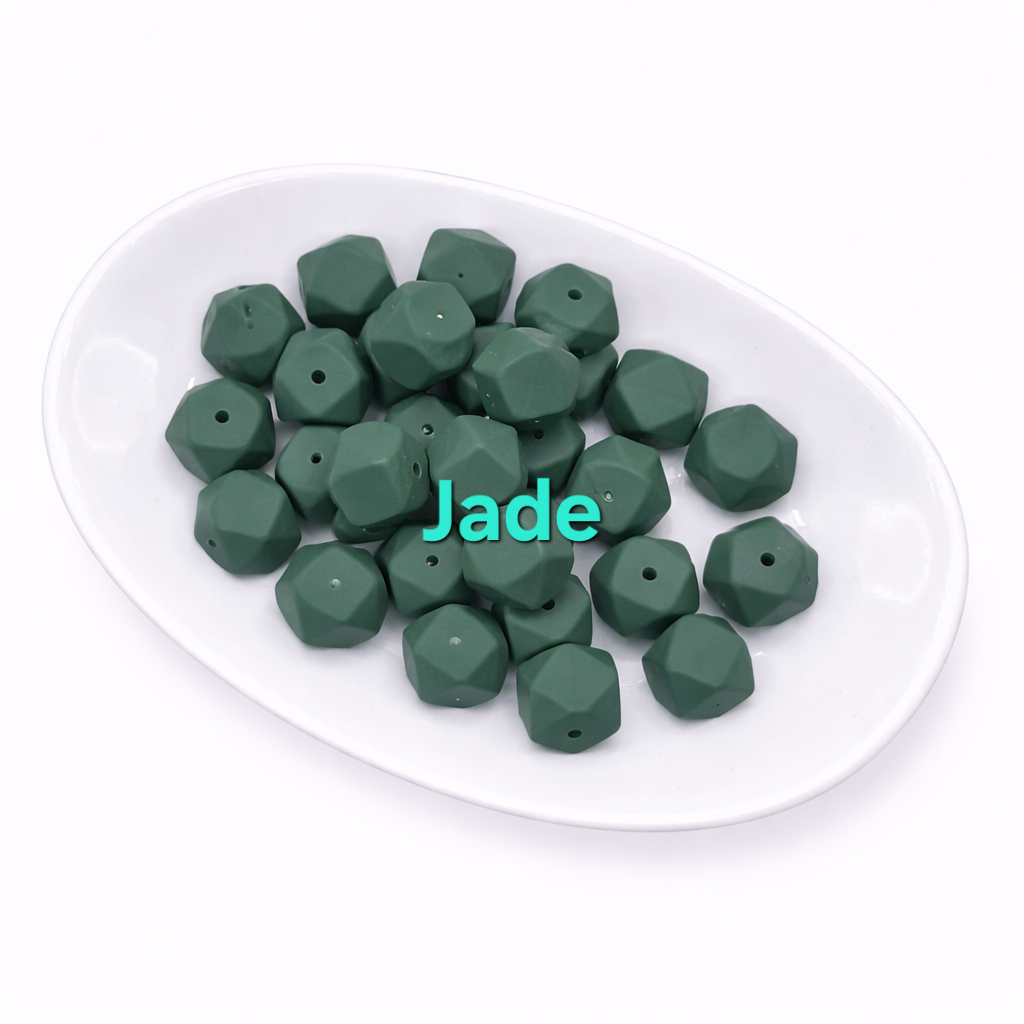 14mm Hexagon Beads