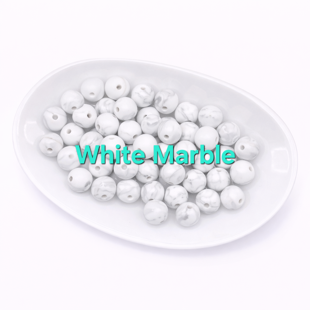 12mm Silicone Beads