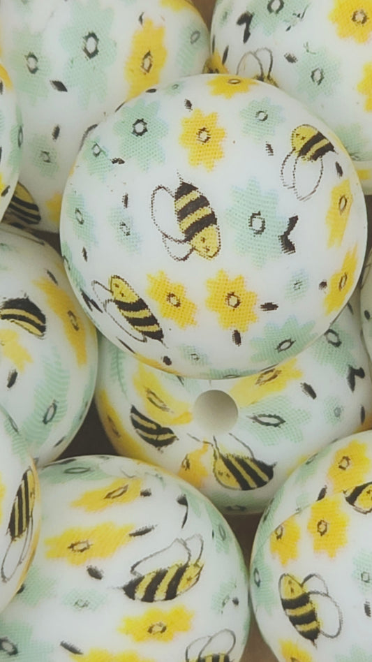 Honey Bee Meadow print