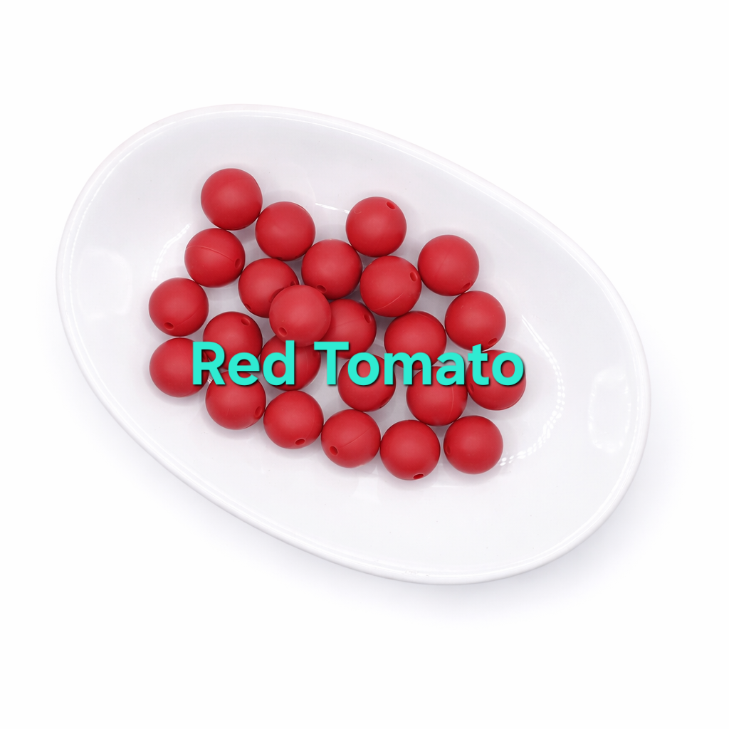 15mm Silicone Beads