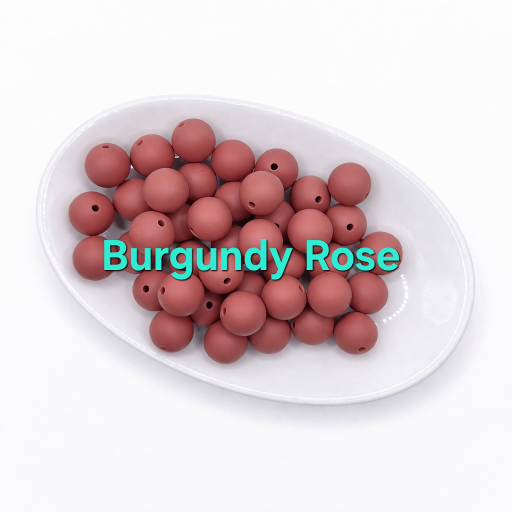 12mm Silicone Beads