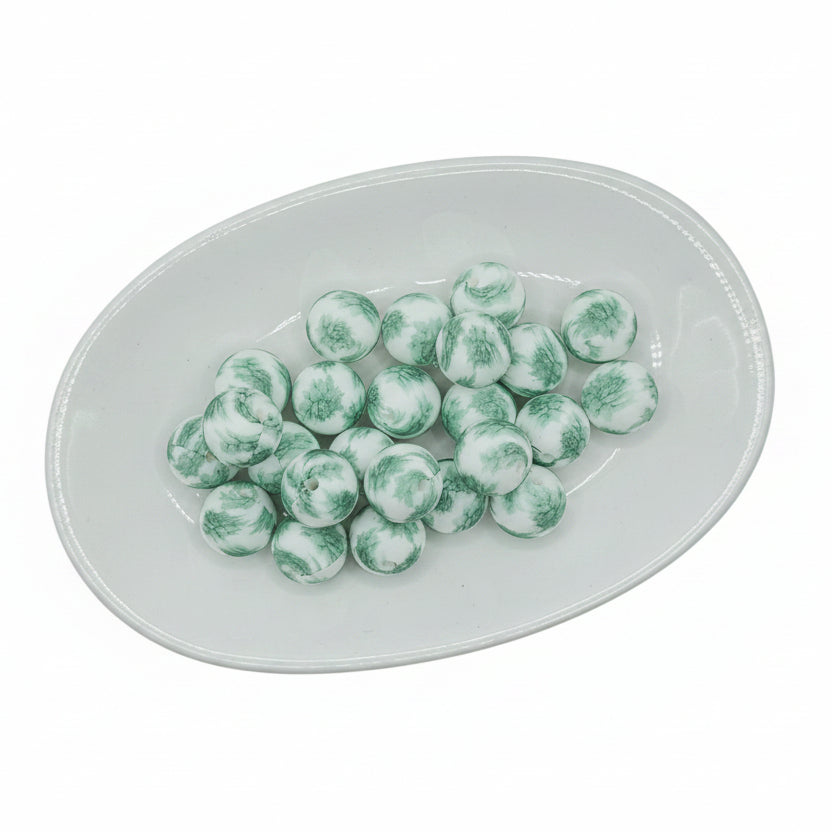 Succulent Printed Bead