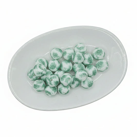 Succulent Printed Bead