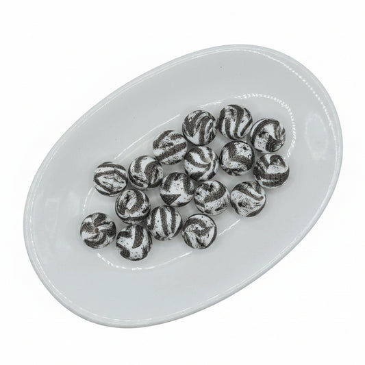 Burnout Printed Bead